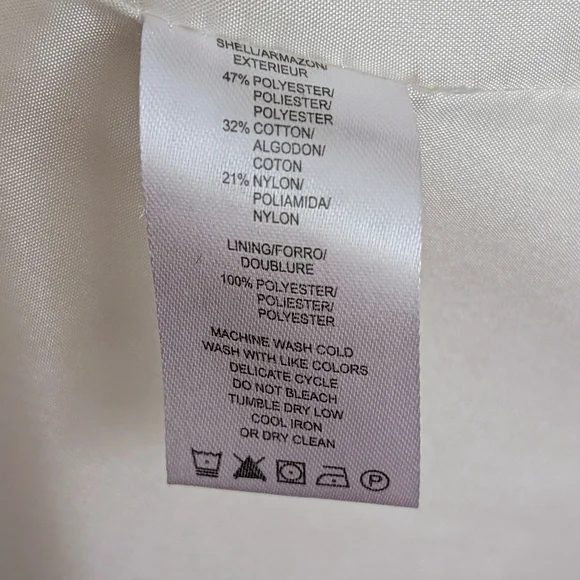 mac & jac Off-White Double-Breasted Trench Coat - Picture 7 of 8